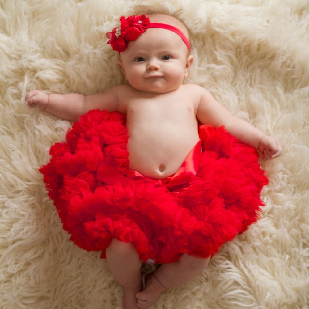 Handmade high-end petticoat.  3-mo to 1yr old